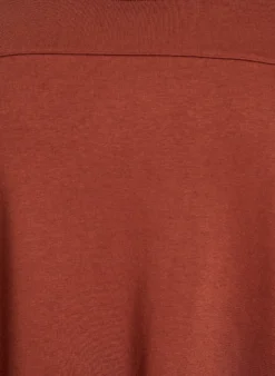 Jerseykleid mit kurzen Ärmeln und Taschen