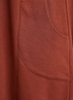 Jerseykleid mit kurzen Ärmeln und Taschen