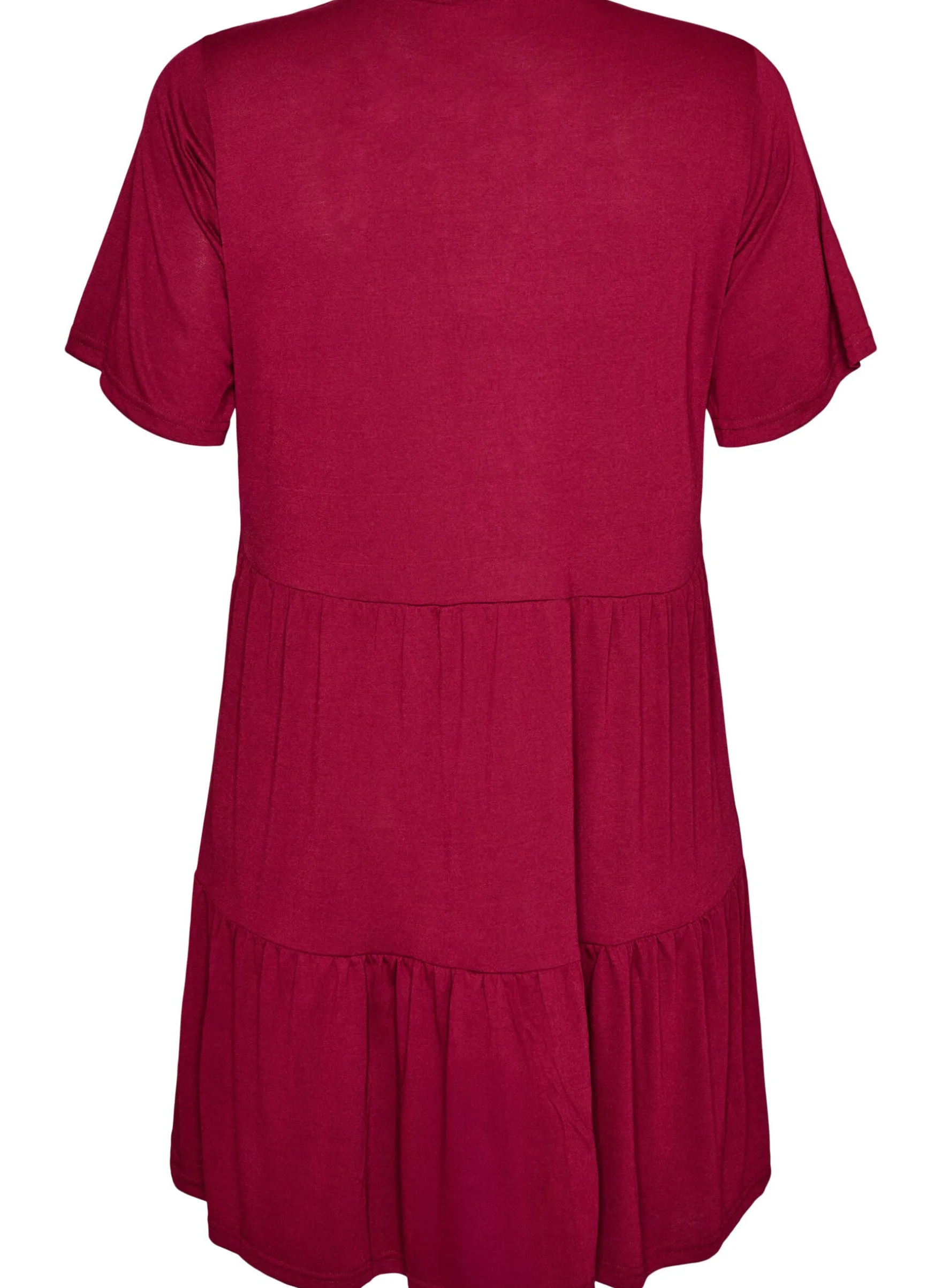 Jerseykleid mit Spitzendetails und mehrlagigem Rock