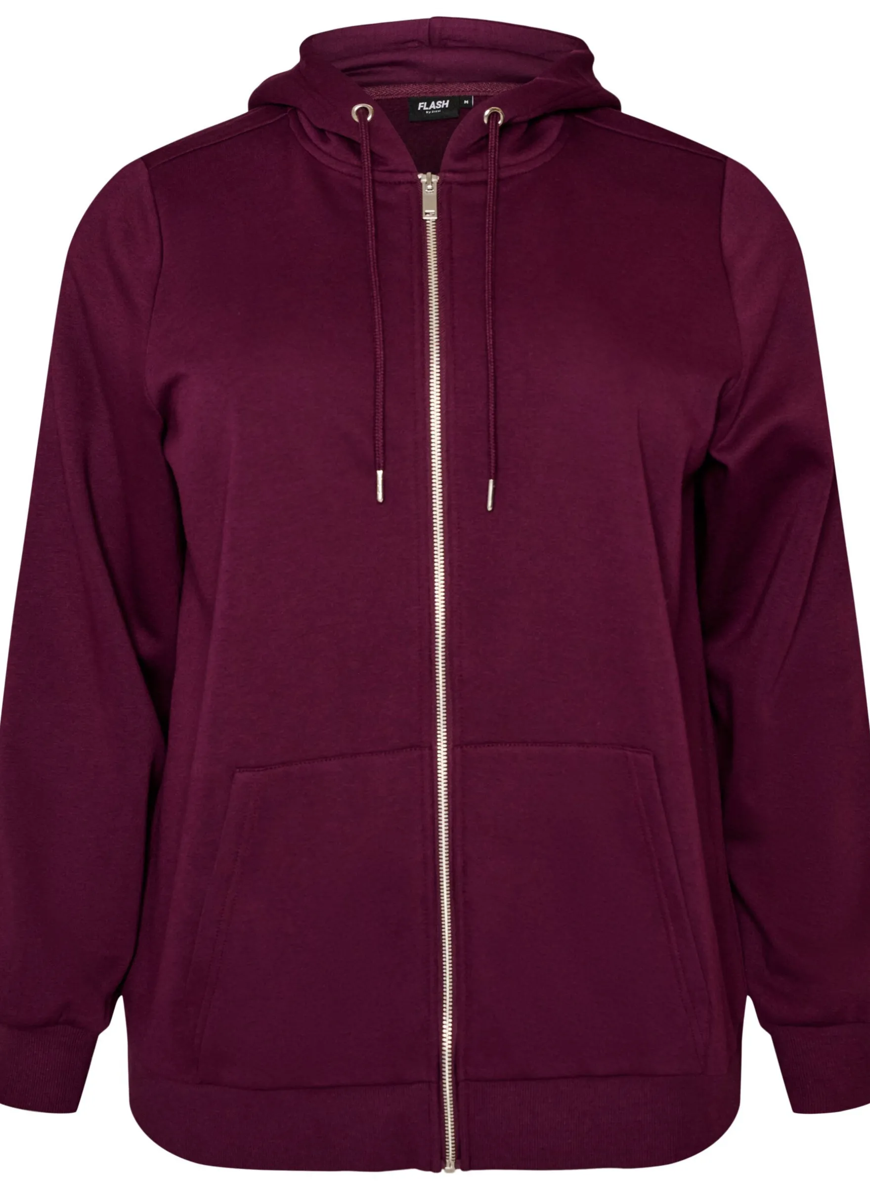 Kapuzensweatshirt mit Reißverschluss und Taschen