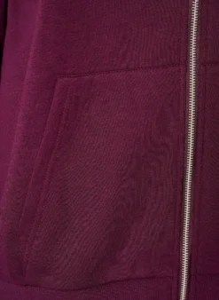 Kapuzensweatshirt mit Reißverschluss und Taschen