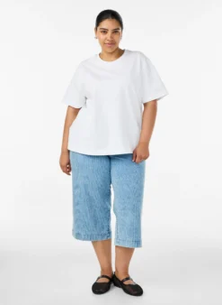 Kastiges T-Shirt aus Baumwolle