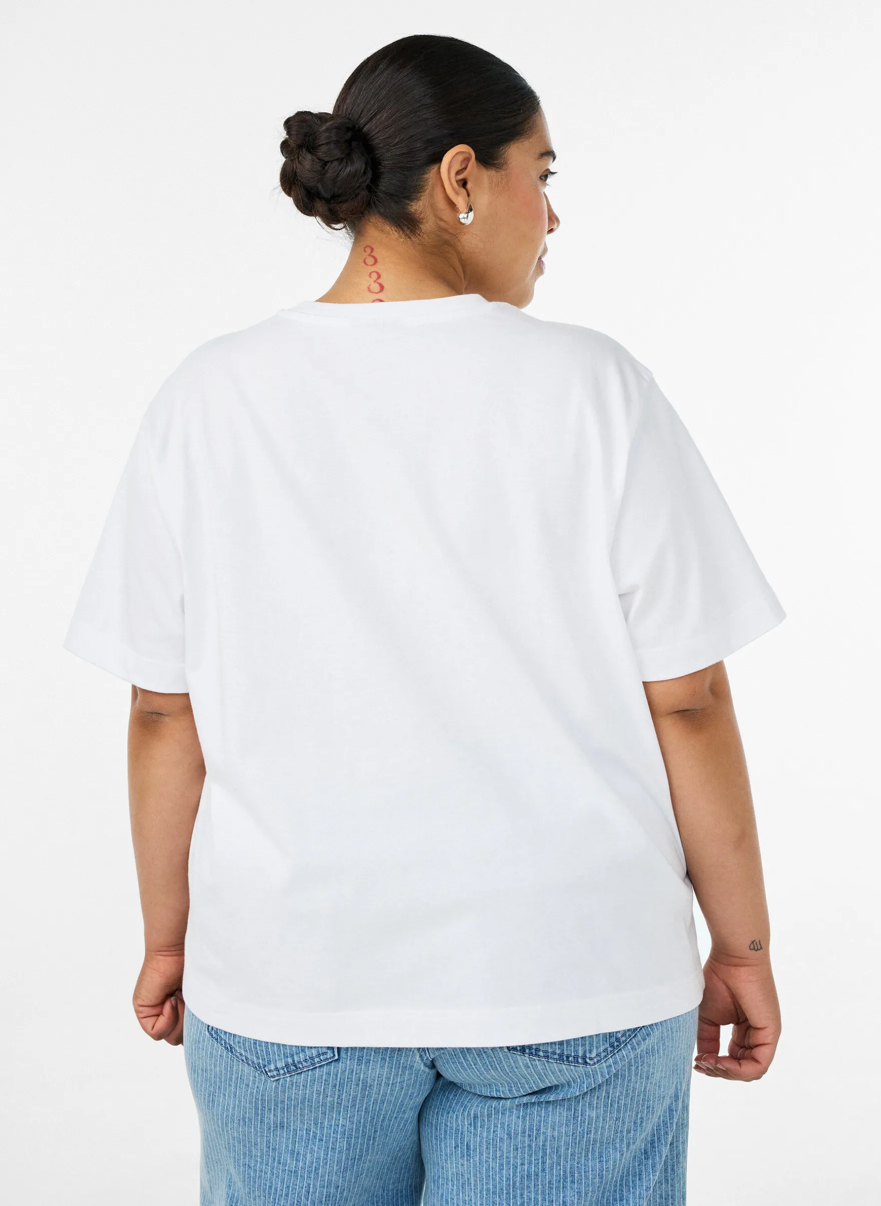 Kastiges T-Shirt aus Baumwolle