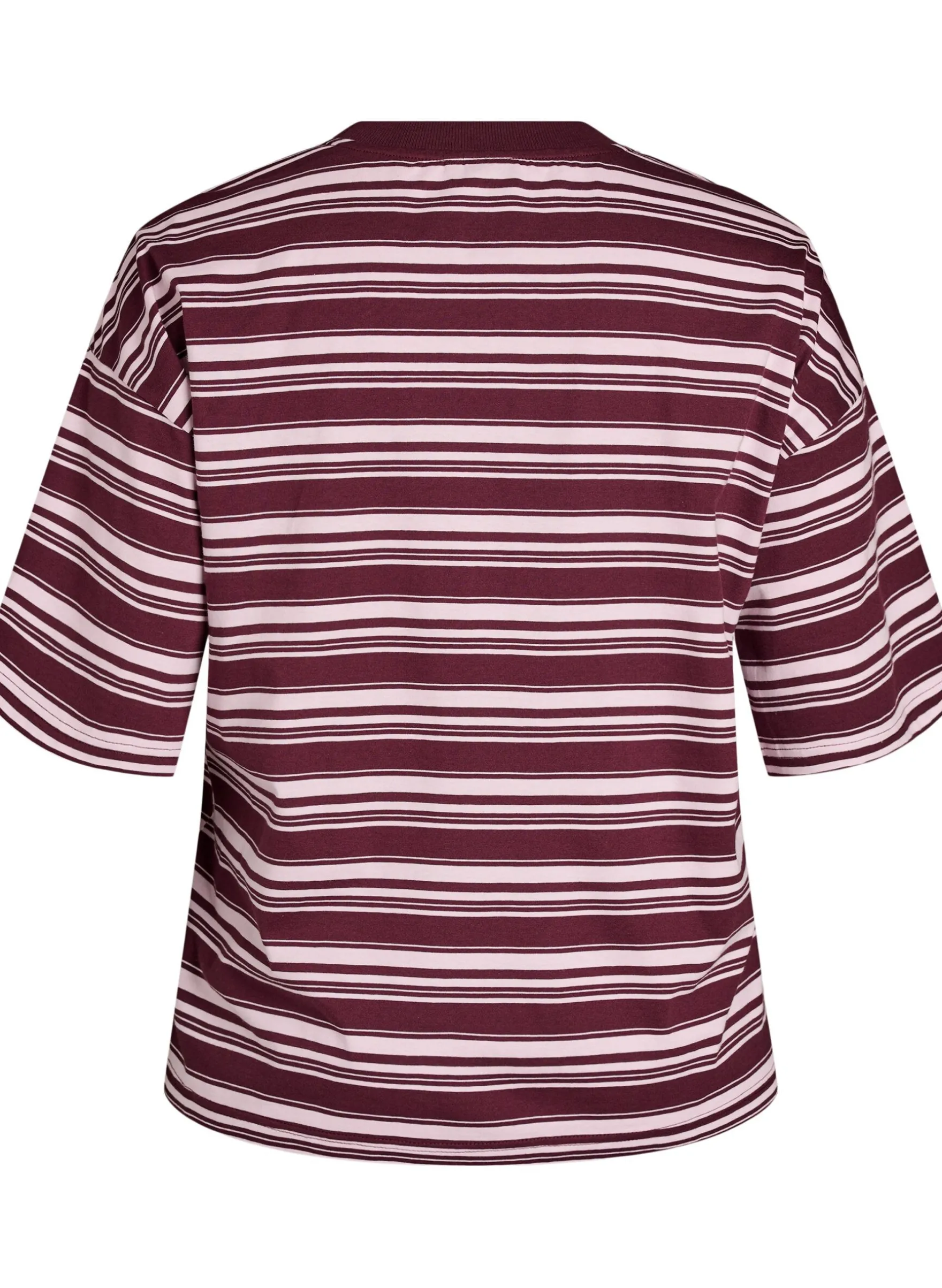 Kastiges T-Shirt mit Streifenmuster