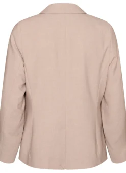 Klassischer Blazer mit Ein-Knopf-Verschluss und Taschen
