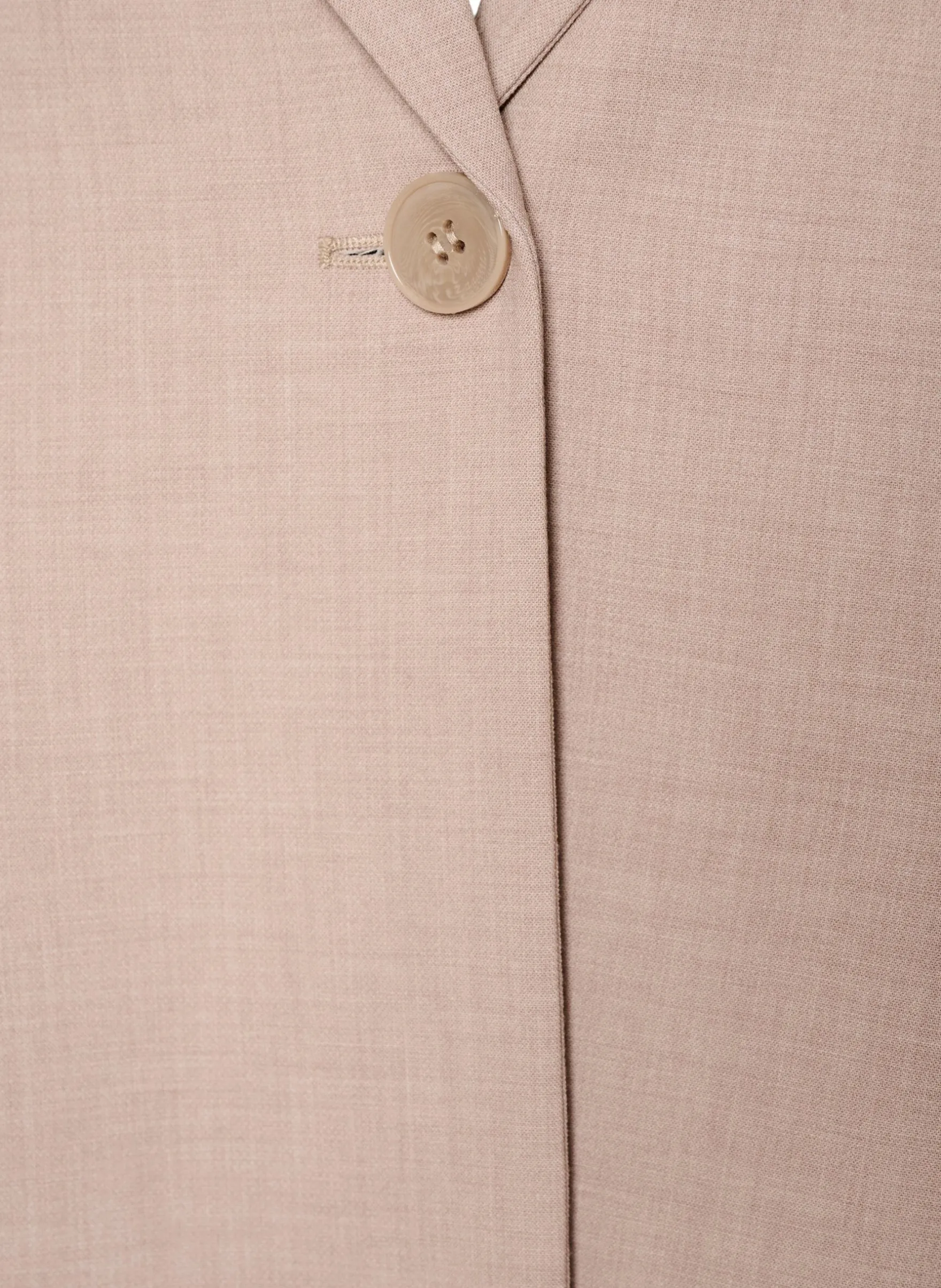 Klassischer Blazer mit Ein-Knopf-Verschluss und Taschen