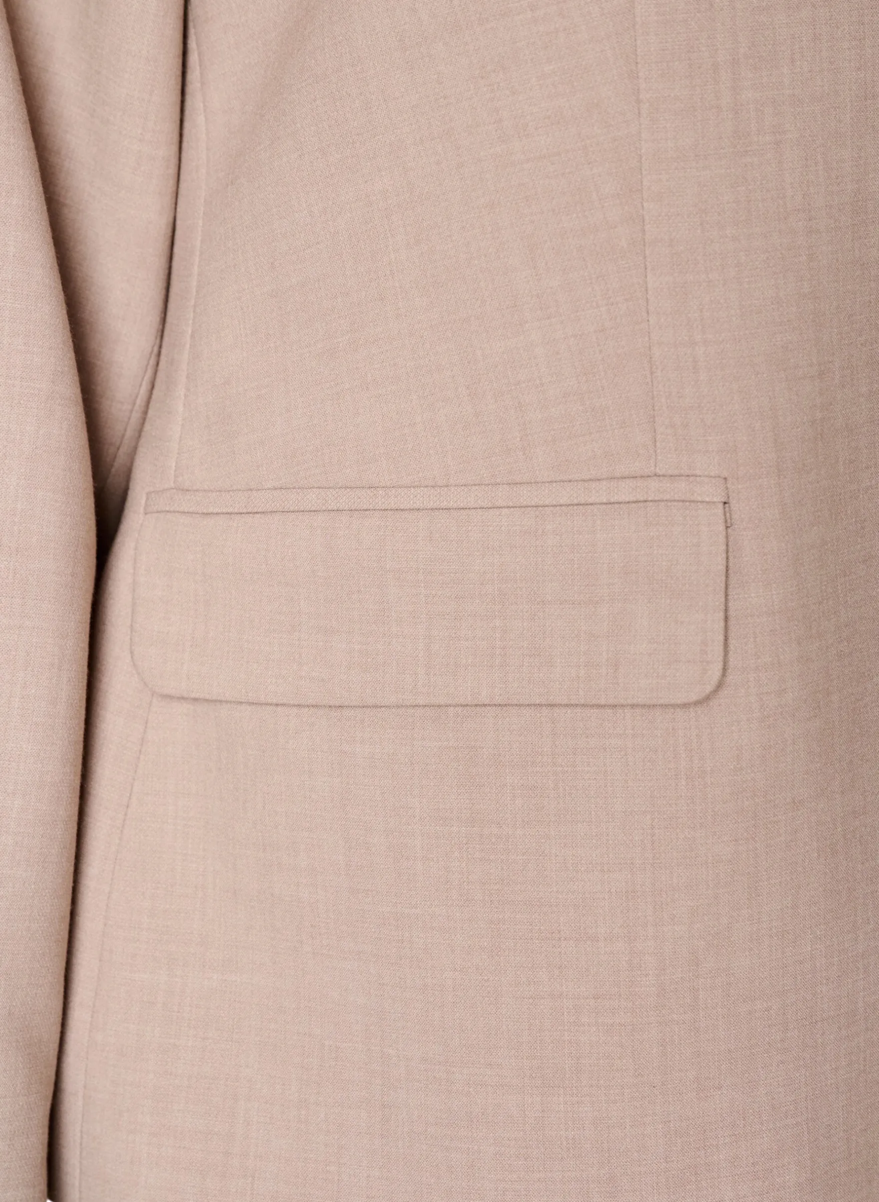 Klassischer Blazer mit Ein-Knopf-Verschluss und Taschen