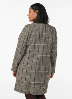 Klassischer karierter Blazer