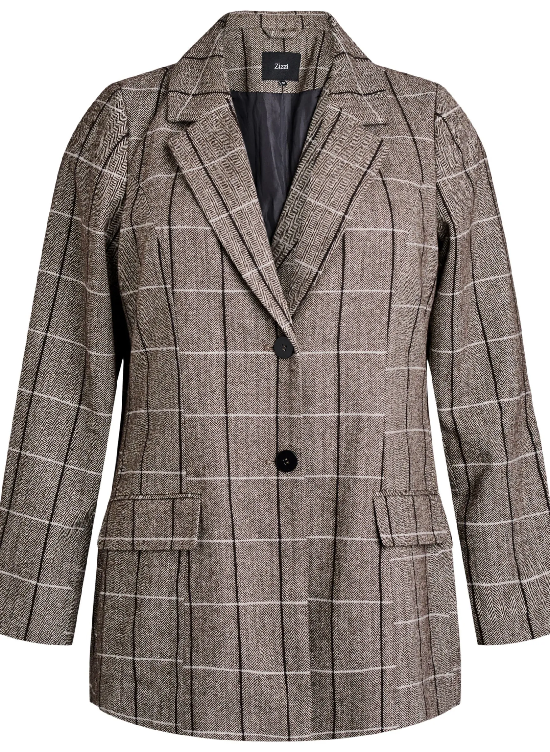 Klassischer karierter Blazer