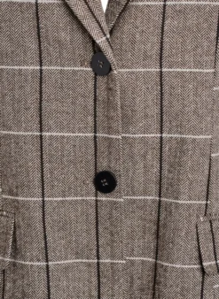 Klassischer karierter Blazer