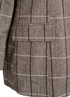Klassischer karierter Blazer
