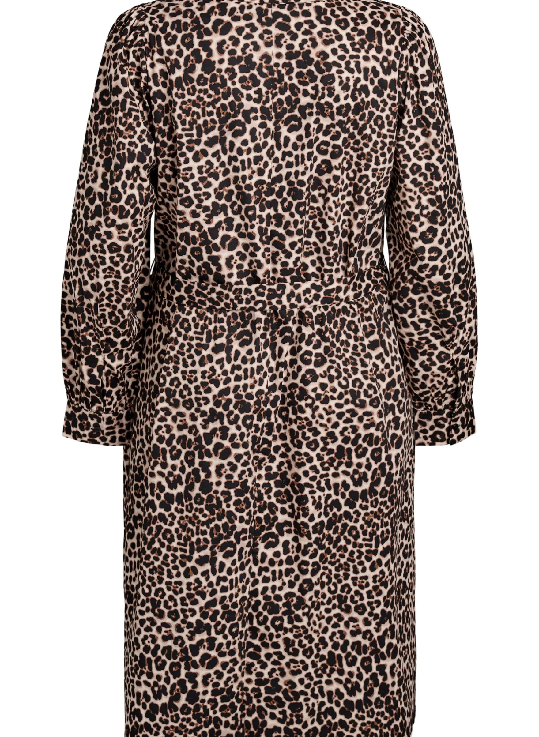 Kleid aus Bio-Baumwolle mit Bindegürtel