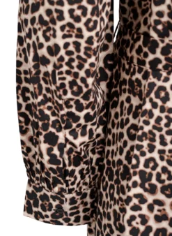 Kleid aus Bio-Baumwolle mit Bindegürtel
