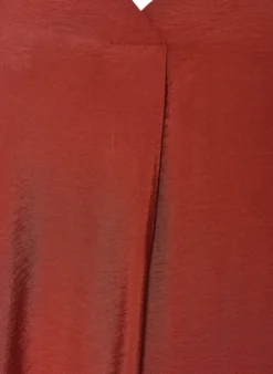 Kleid aus Viskose mit V-Ausschnitt