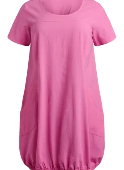 Kurzarm Kleid aus Baumwolle