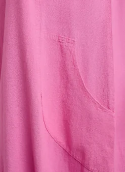 Kurzarm Kleid aus Baumwolle