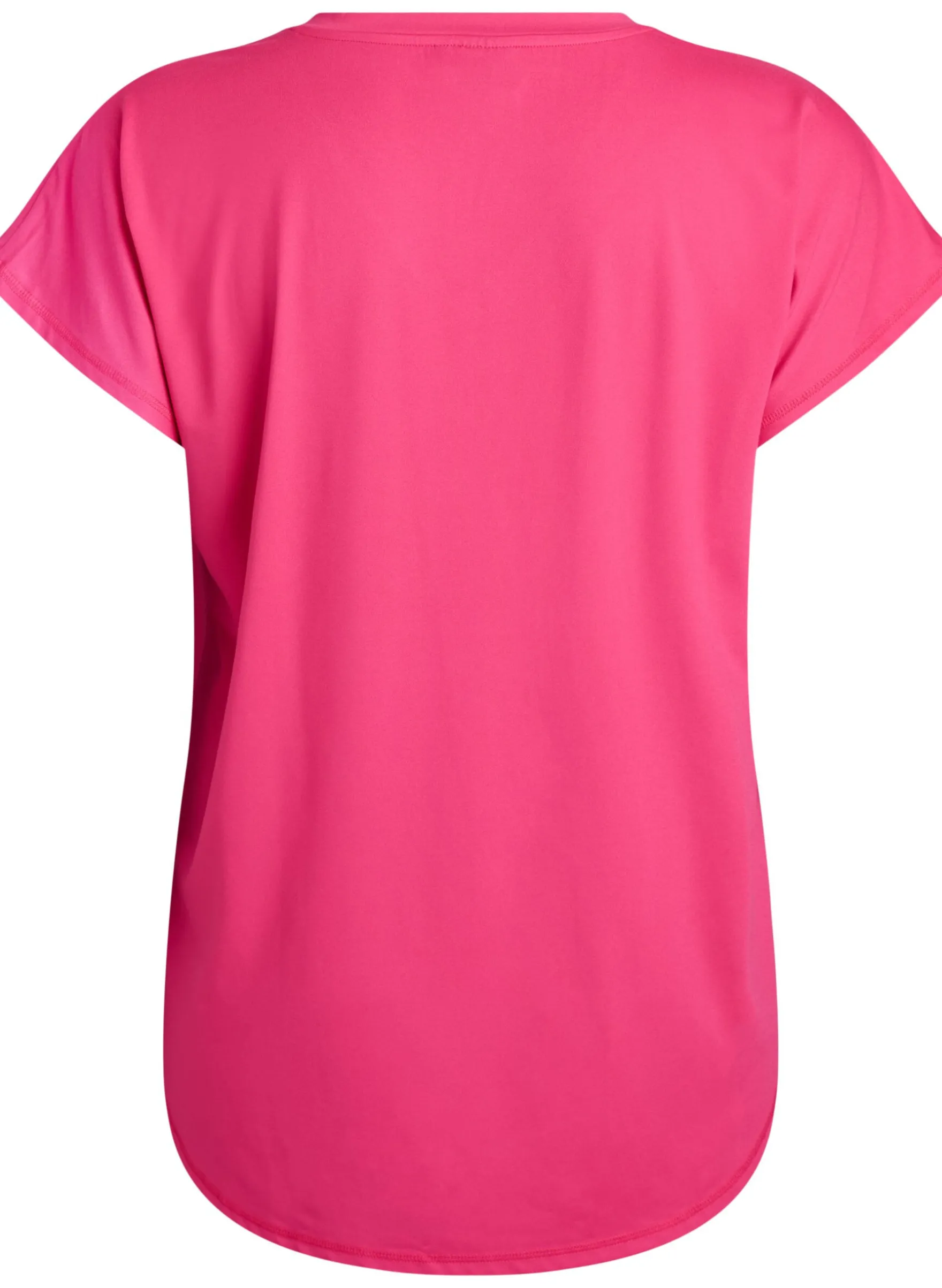 Kurzarm Trainingsshirt mit V-Ausschnitt