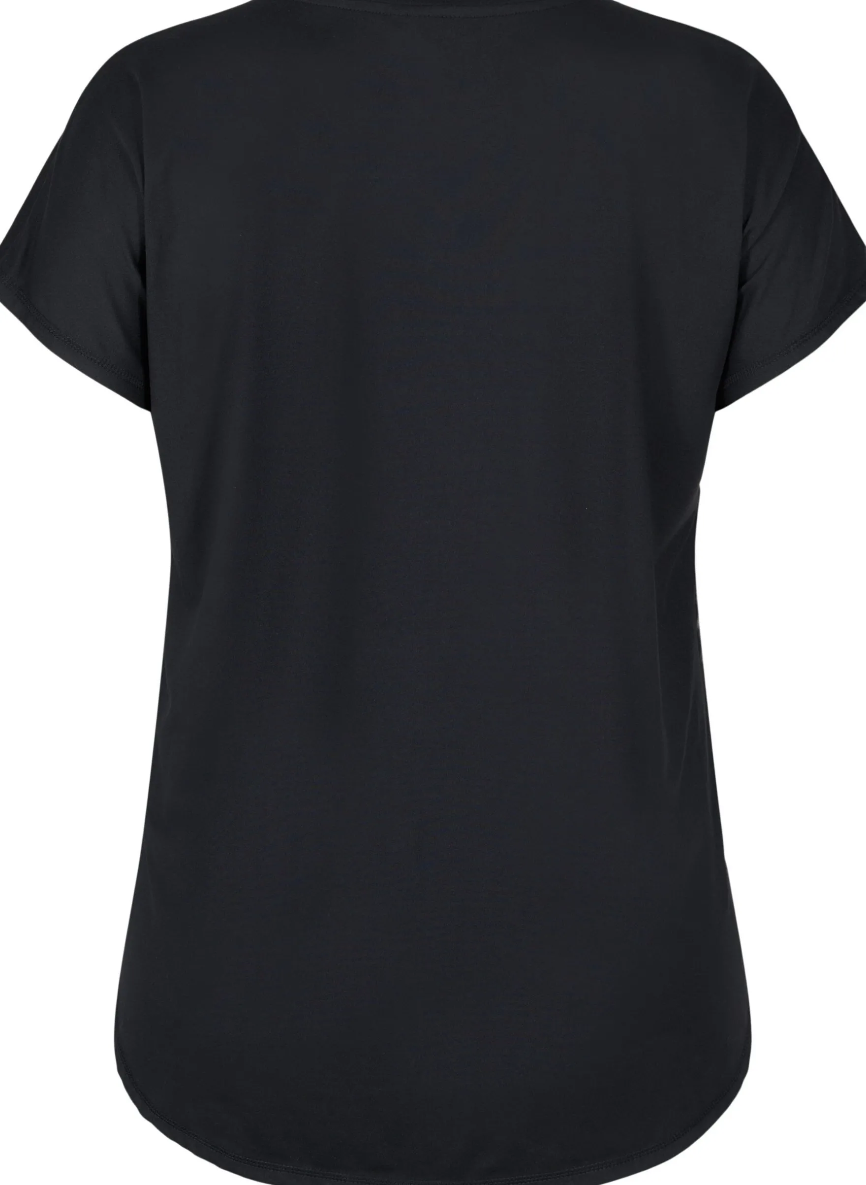 Kurzarm Trainingsshirt mit V-Ausschnitt