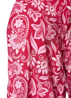 Kurzer Kimono aus Viskose mit 3/4-Ärmeln