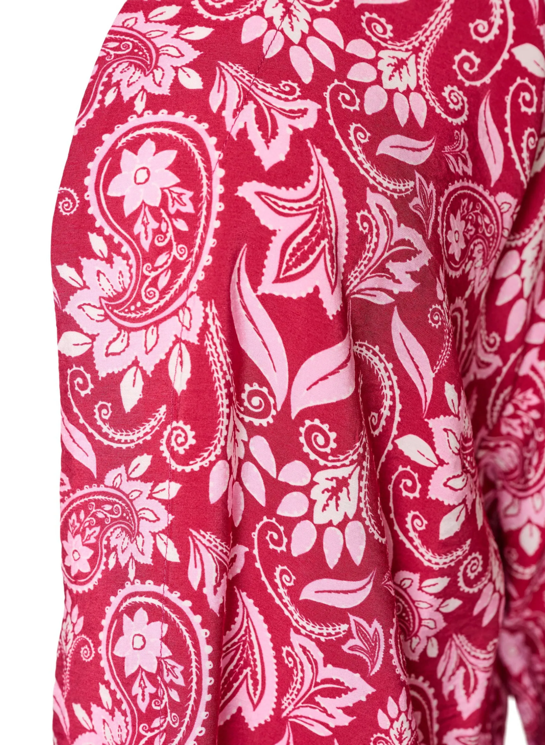 Kurzer Kimono aus Viskose mit 3/4-Ärmeln
