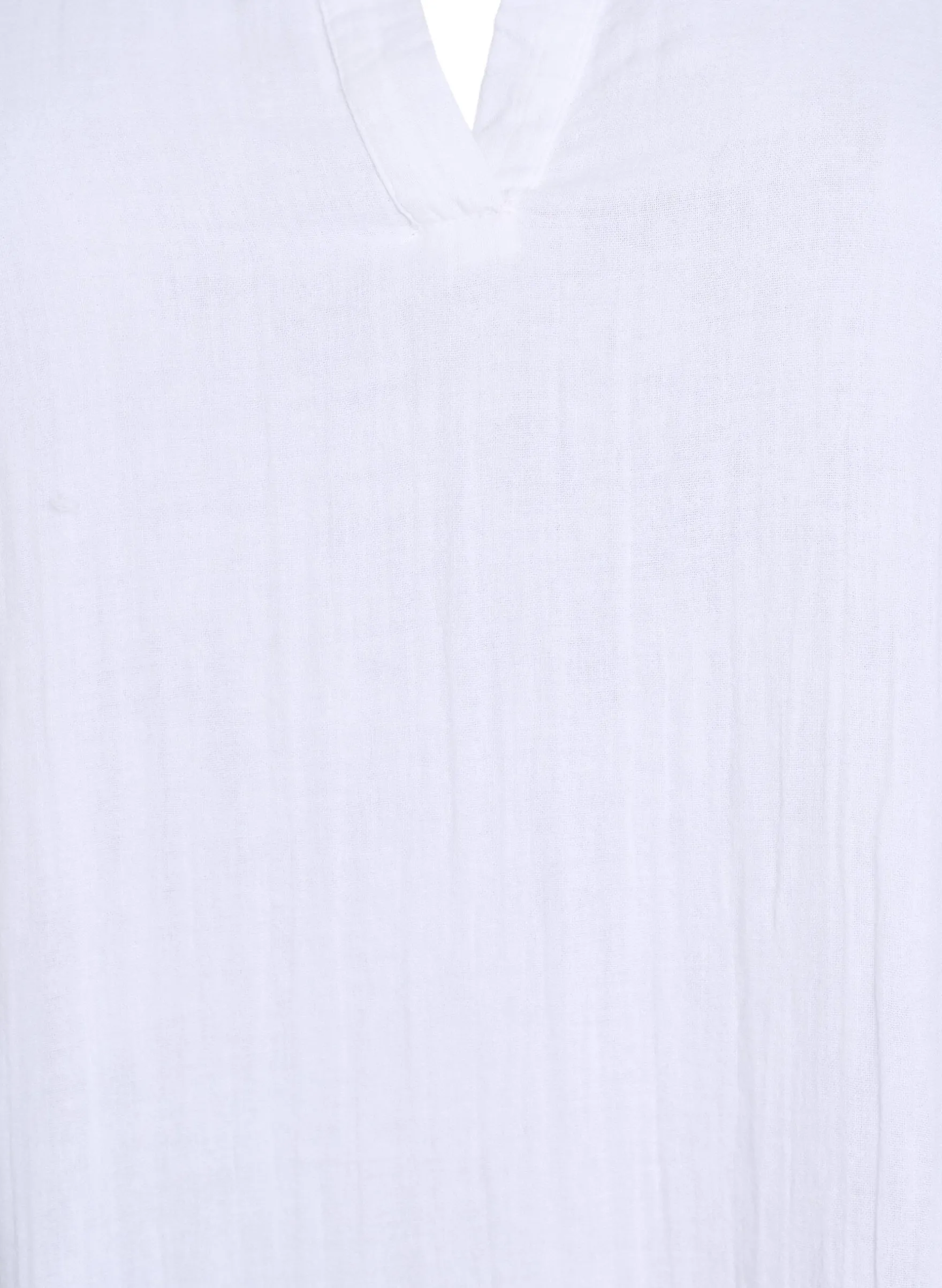 Kurzes A-Linien-Kleid aus Baumwollmusselin