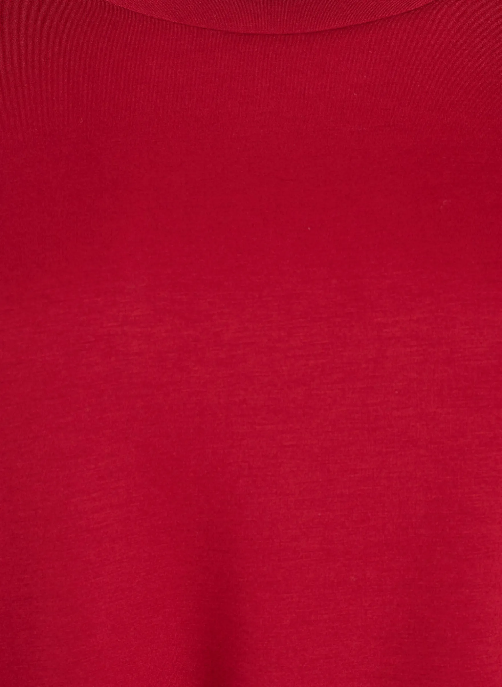 Kurzes Loose-Fit T-Shirt aus Modal-Mix