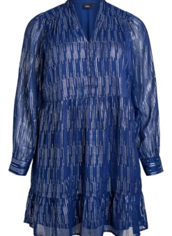 Kurzes Partykleid mit Glitzermuster