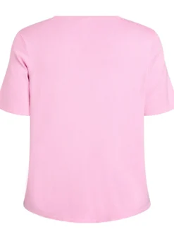 Kurzärmelige Strickbluse aus Viskose