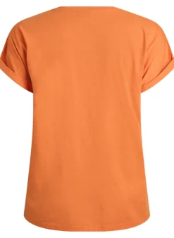 Kurzärmeliges T-Shirt aus Baumwollmischgewebe