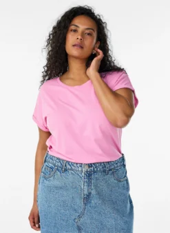 Kurzärmeliges T-Shirt aus einer Baumwollmischung