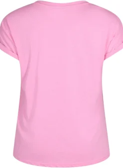 Kurzärmeliges T-Shirt aus einer Baumwollmischung