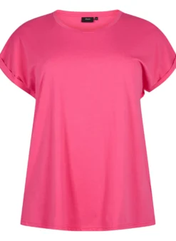 Kurzärmeliges T-Shirt aus einer Baumwollmischung