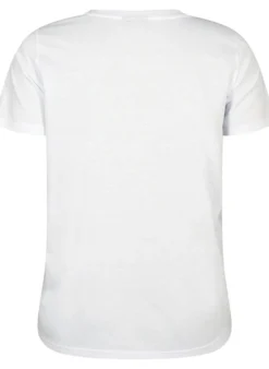 Kurzärmeliges T-Shirt mit V-Ausschnitt