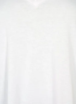Kurzärmeliges T-Shirt mit V-Ausschnitt