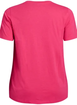 Kurzärmliges T-Shirt mit V-Ausschnitt