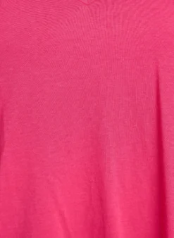 Kurzärmliges T-Shirt mit V-Ausschnitt