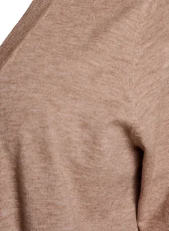 Lange offene Strickjacke mit Taschen