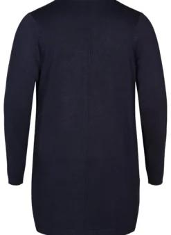 Lange Strickjacke aus einer Viskosemischung