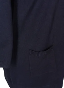 Lange Strickjacke aus einer Viskosemischung