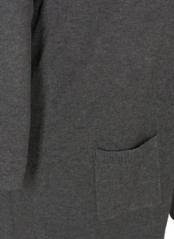 Lange Strickjacke aus einer Viskosemischung