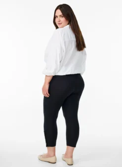 3/4 Leggings mit Knöpfen