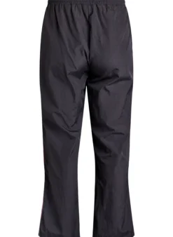 Leichte Hose mit Kontrastpaspeln und hoher Taille