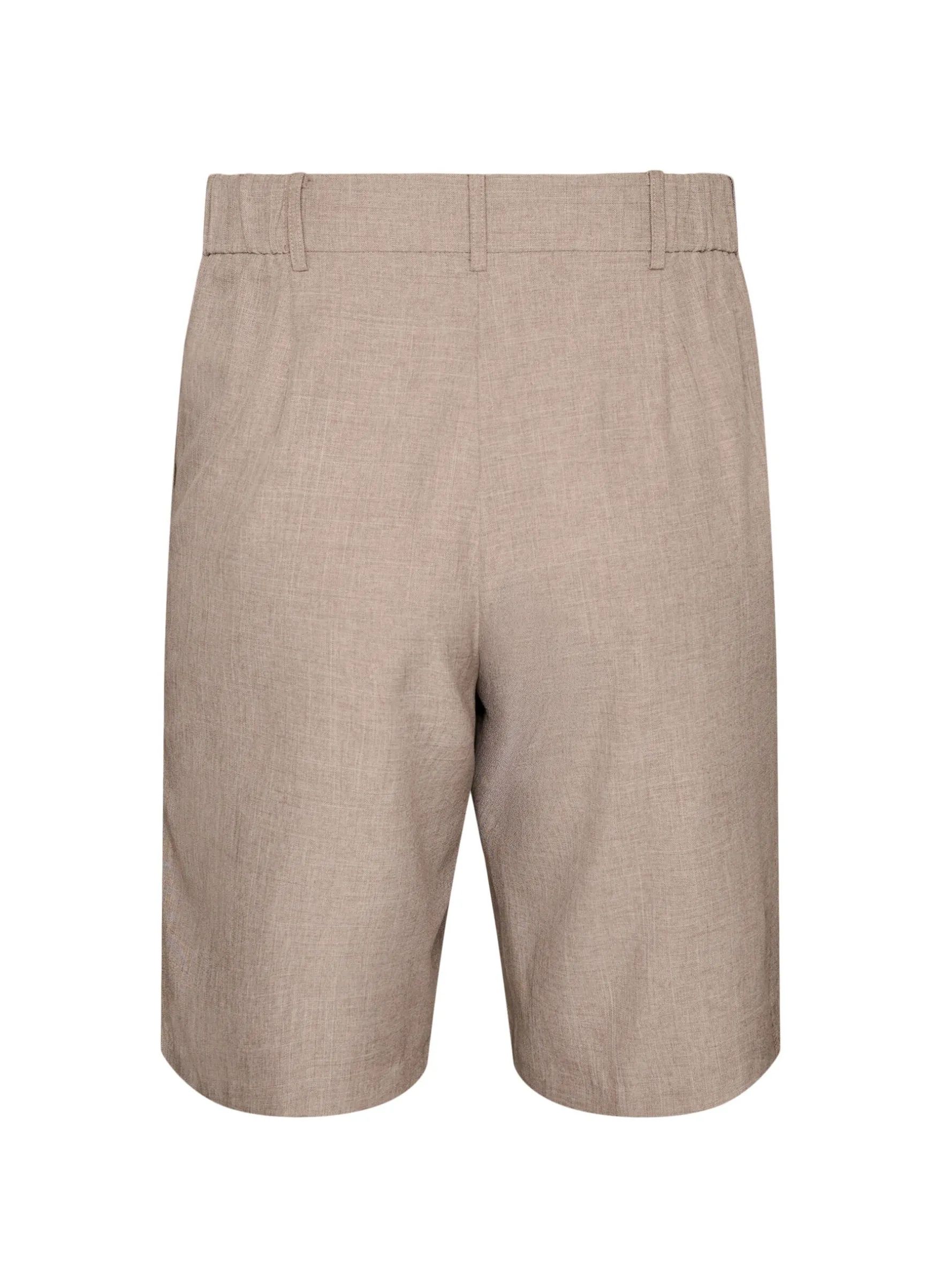 Lockere Bermudashorts mit hoher Taille