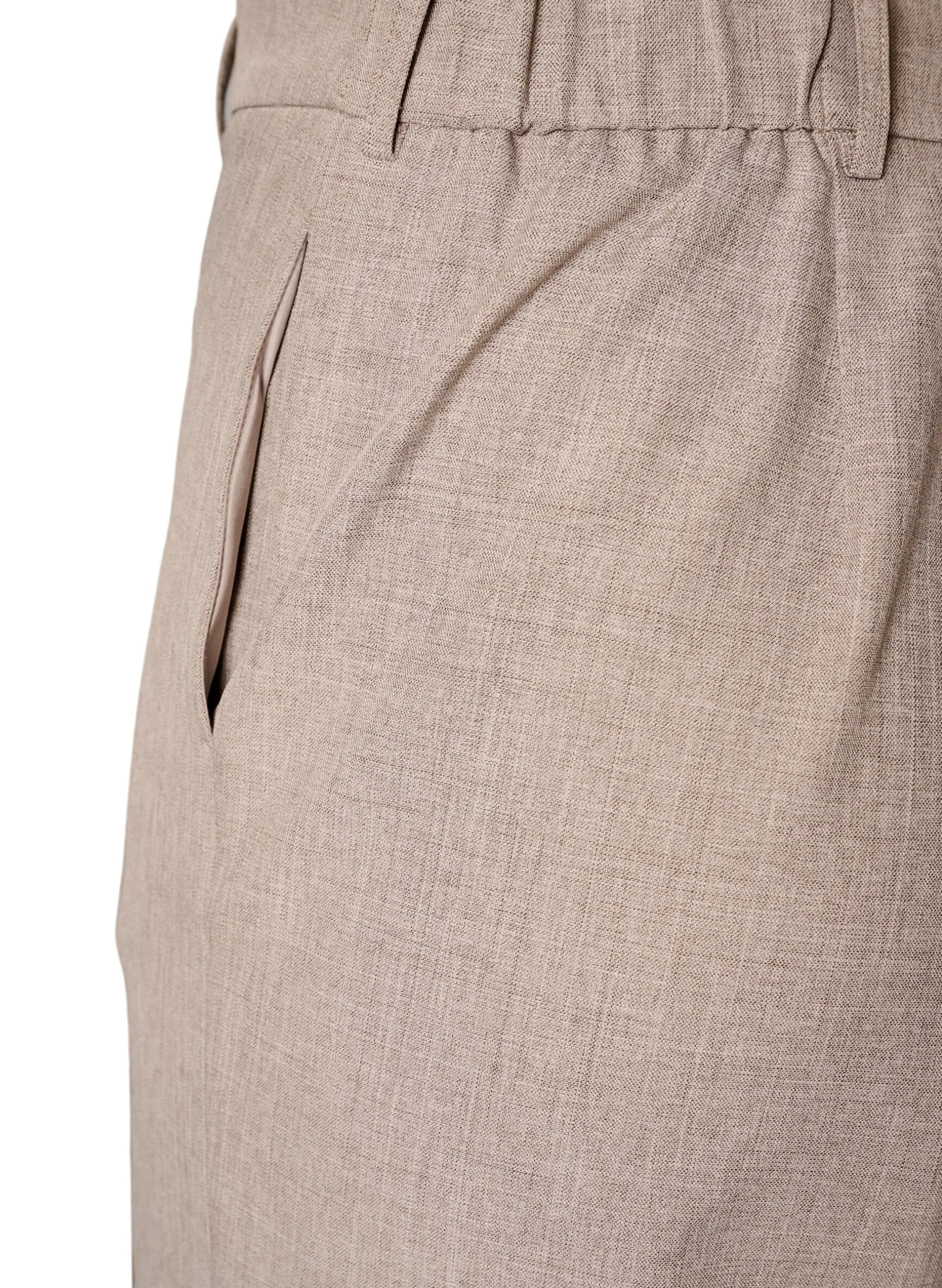 Lockere Bermudashorts mit hoher Taille