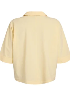 Lockere Bluse mit Kragen und 1/2 Ärmeln