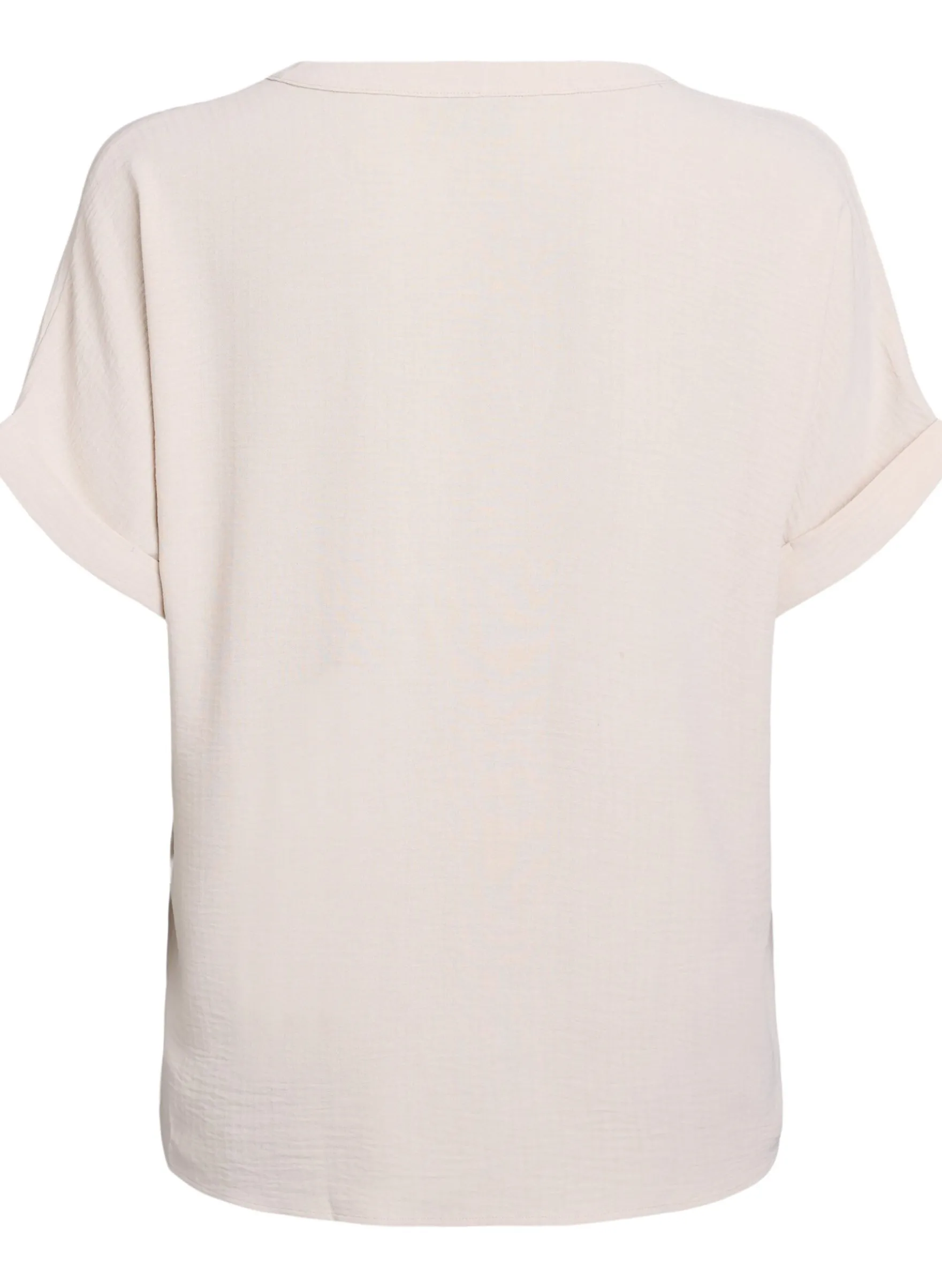 Lockere Bluse mit kurzen Ärmeln