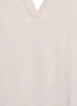 Lockere Bluse mit kurzen Ärmeln