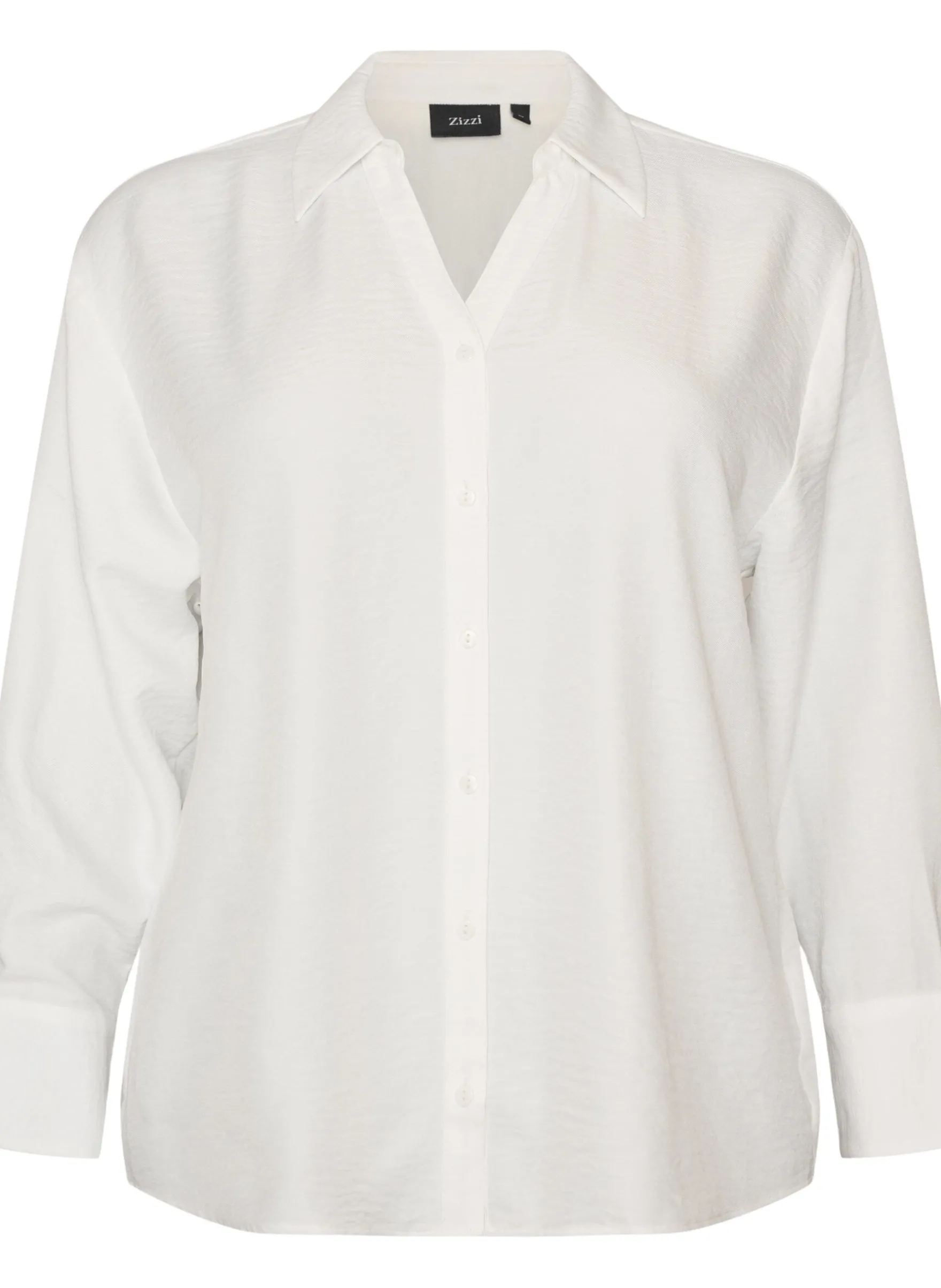 Lockere Bluse mit V-Ausschnitt