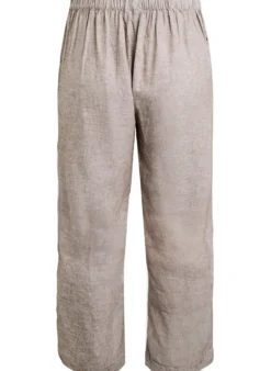 Lockere Hose aus Leinen und Viskose