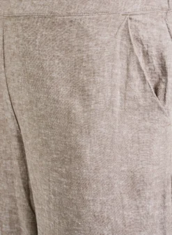 Lockere Hose aus Leinen und Viskose